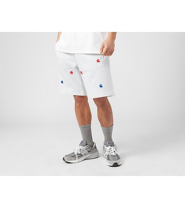Saint Laurent Semi-transparente Shorts mit Federn Schwarz