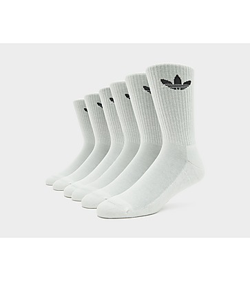 adidas hours Originals 6-Pack Trefoil Cushion Crew Socks