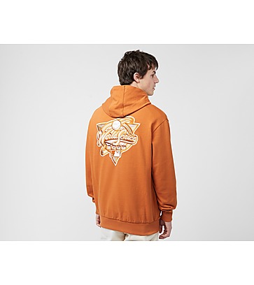 tiger-embroidered shirt jacket