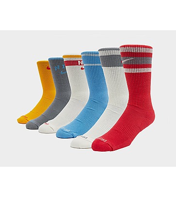 nike collection 6-Pack Everyday Cushioned Training Crew Socks