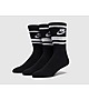 Negro Nike pack de 3 calcetines Essential Stripe