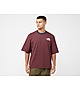 Rosso The North Face Easy Stripe T-Shirt