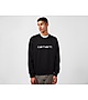 Black Carhartt WIP Script Sweatshirt