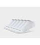 Blanco Nike Everyday Plus Cushioned No Show Socks (6 Pack)