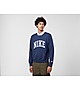 Blue Nike Club Fleece Polo Sweatshirt