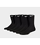 Nero/Bianco Nike 6-Pack Everyday Cushioned Training Crew Socks