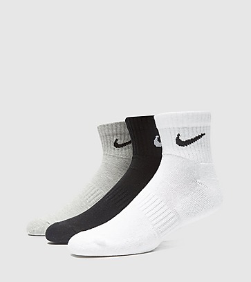 Nike 3-Pack Lightweight Quarter  Sokken