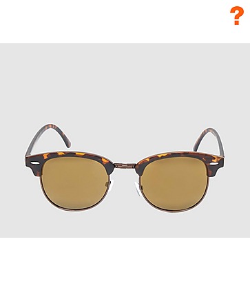 size? Dean Clubmaster Tortoise Sunglasses