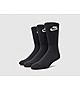 Noir Nike Lot de 3 paires de Chaussettes