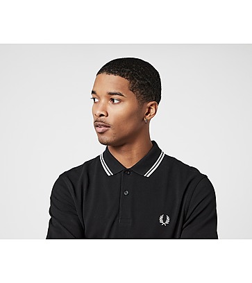 Fred Perry Twin Tipped Long Sleeve Polo Shirt