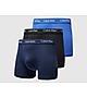 Blå/Sort Calvin Klein Underwear Boxershorts - 3-pakke