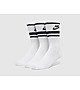 Weiss/Schwarz Nike 3 Pack Logo Socks