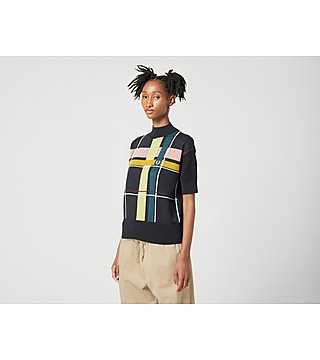 Fred Perry Jacquard Knit Polo Shirt Women's