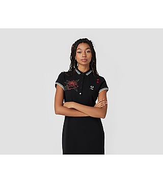 Fred Perry Embroidered Pique Dress