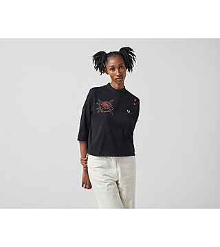 Fred Perry Amy Winehouse Embroidered High Neck T-Shirt