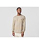 Brown Gramicci Striped One Point Long-Sleeve T-Shirt