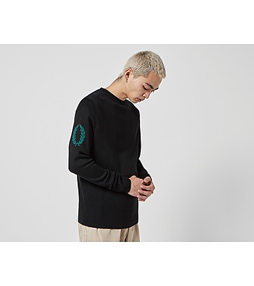 Fred Perry Sweatshirt Couronne de Laurier Knitted Crewneck