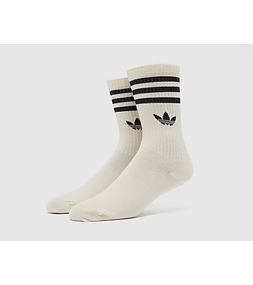 adidas Originals No-Dye Cuff Crew Socks (2-Pairs)
