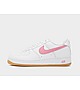 Wit/Roze Nike Air Force 1 Canvas