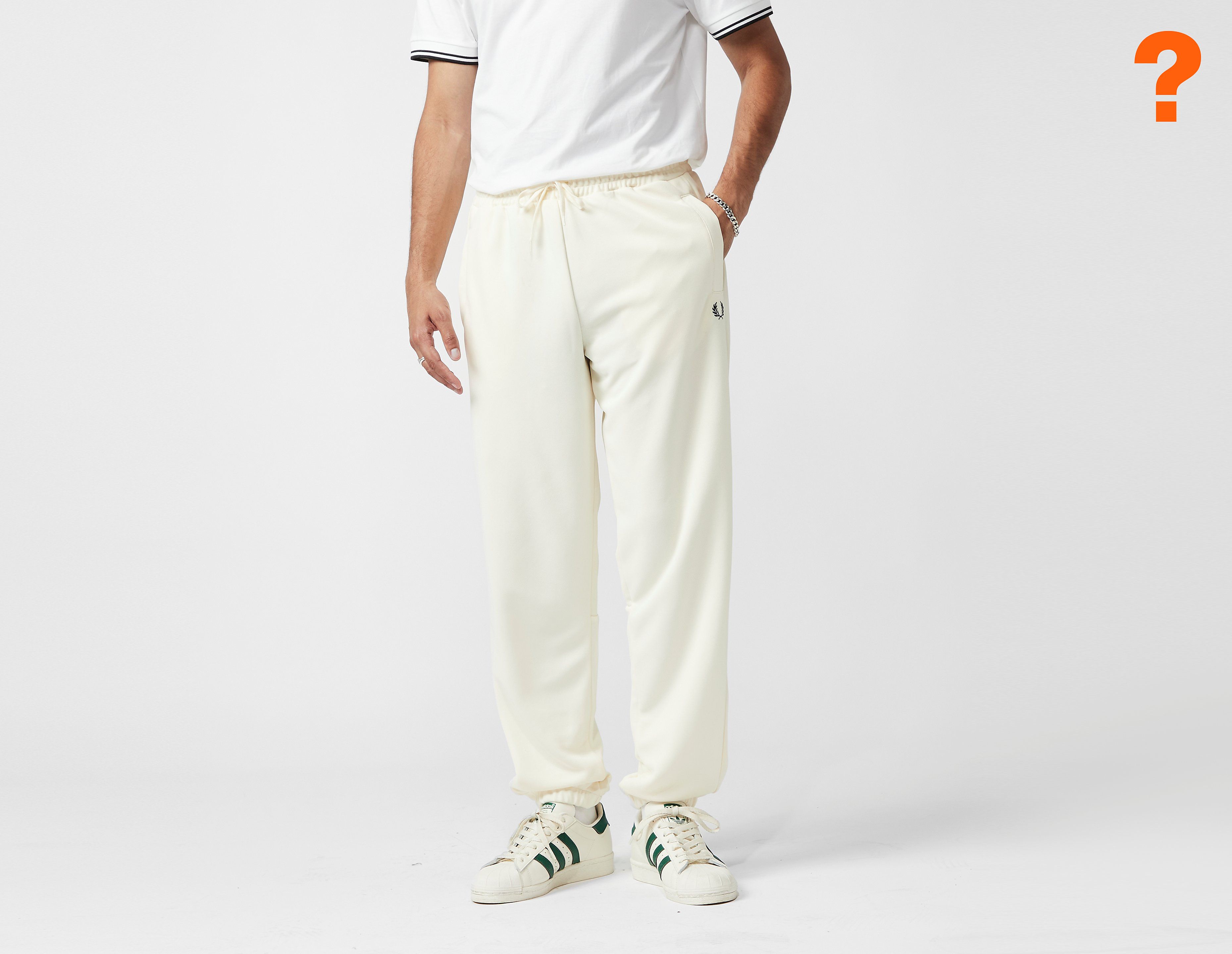 Fred Perry Panelled Track Pants, White