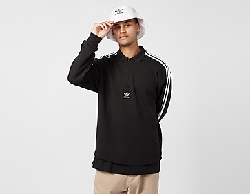 adidas Originals 3-Stripes Polo Sweatshirt