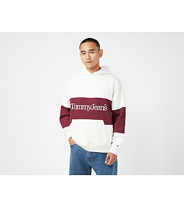 Tommy Jeans Colour-Blocked Skater Logo Hoodie