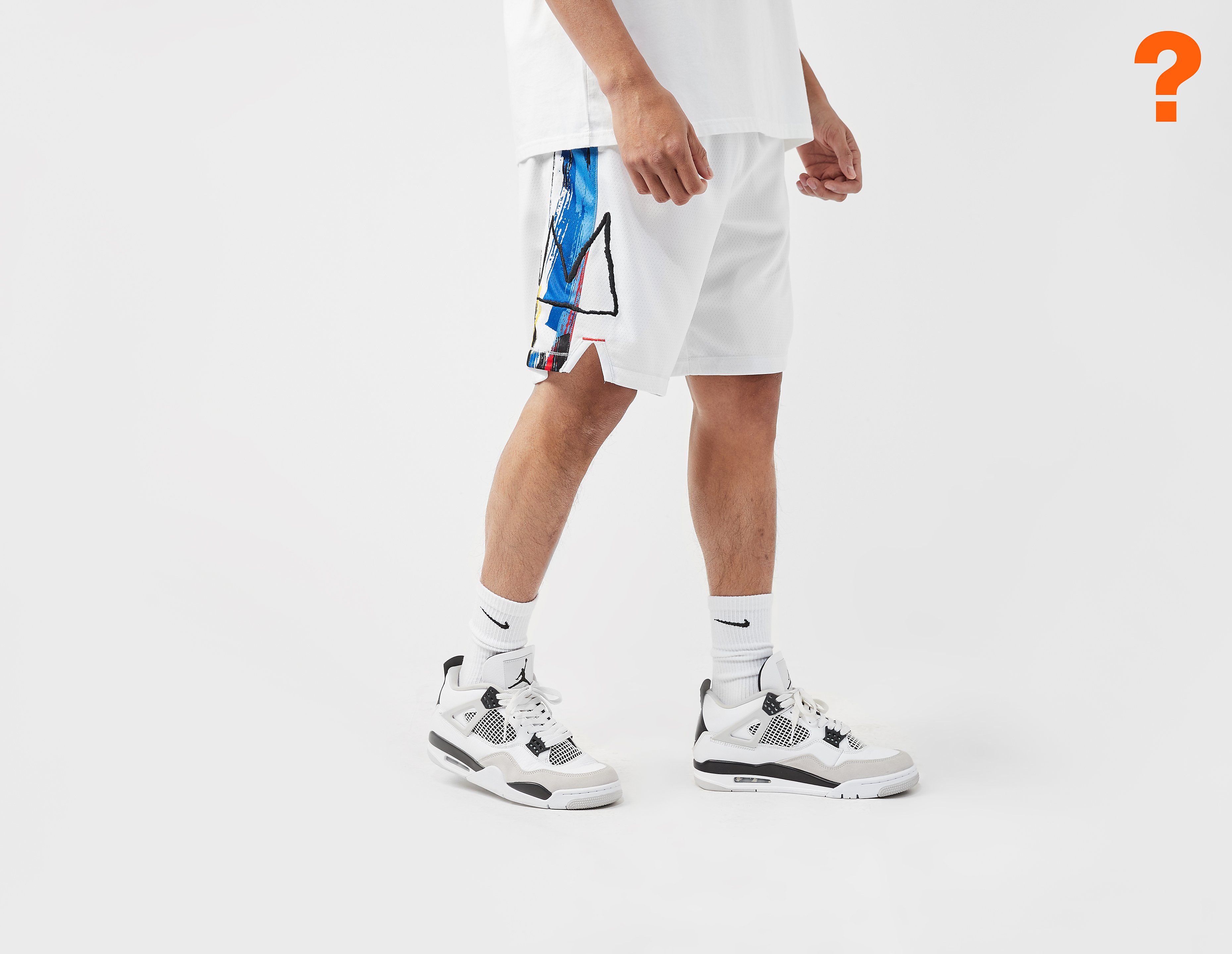 Nike NBA Brooklyn Nets City Edition Swingman Shorts, White