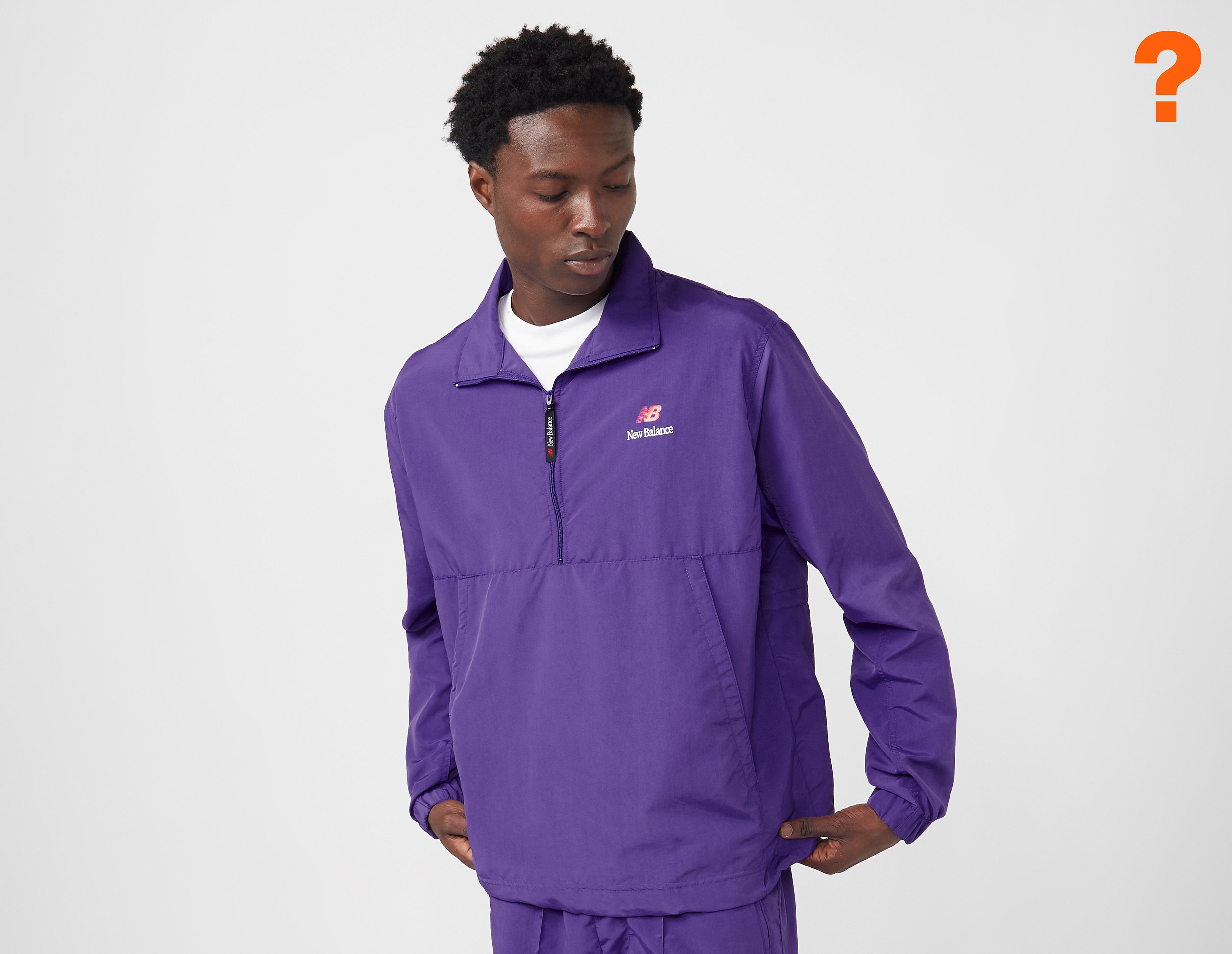 new balance made in usa quarter-zip jacket, purple