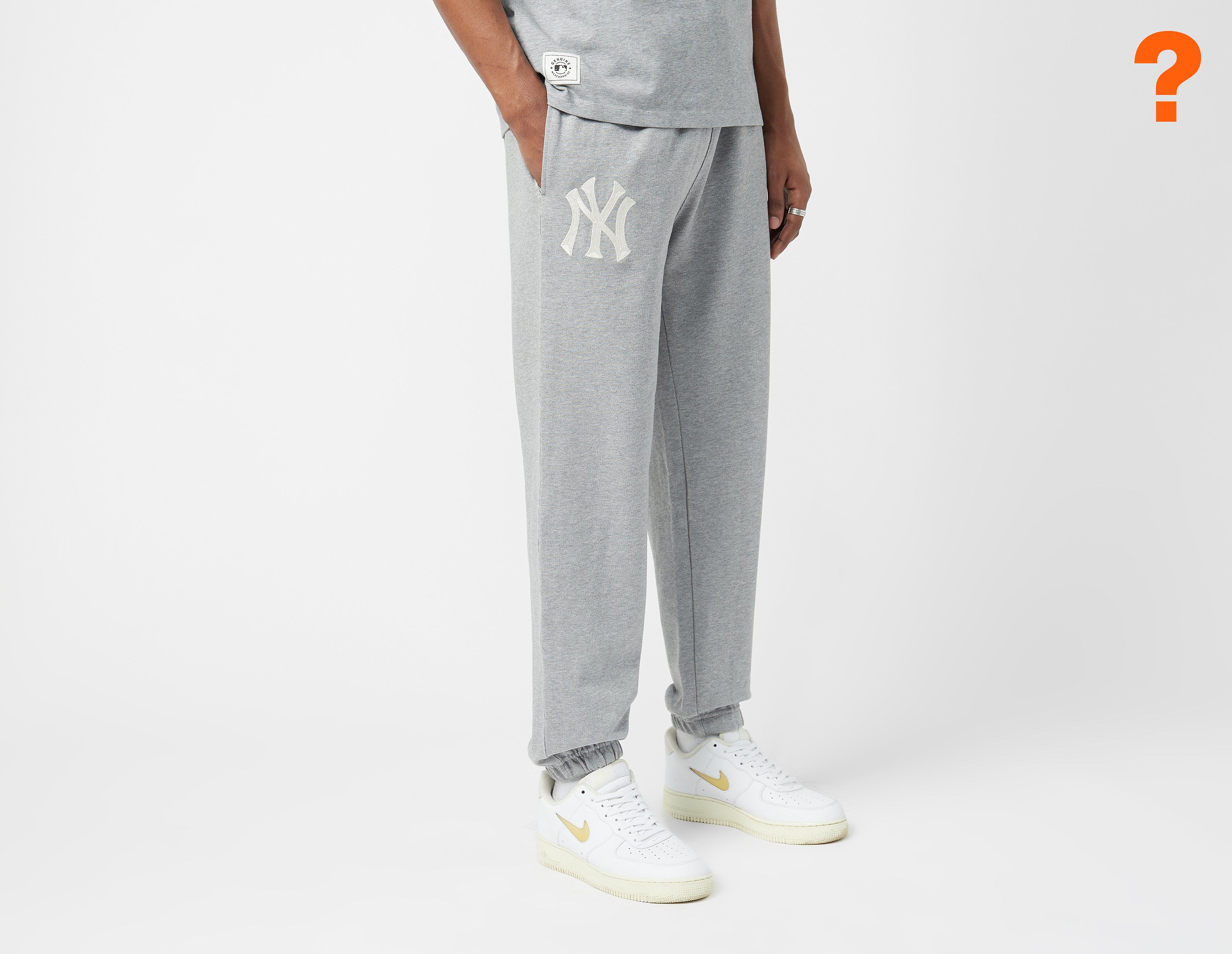 New Era MLB Team Logo Relaxed Fit Jogger - ?exclusive, Grey