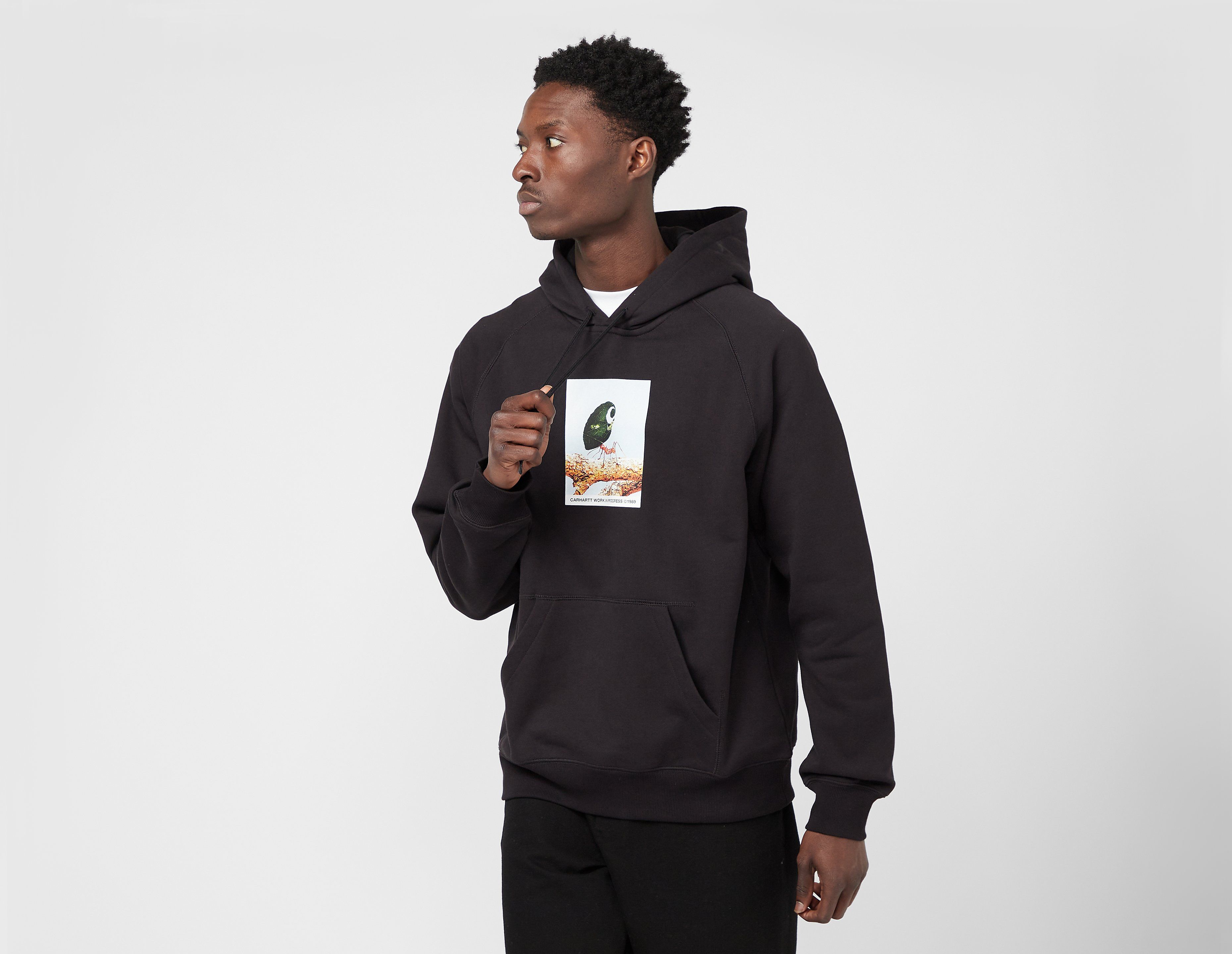 Carhartt WIP Antleaf Hoodie, Black