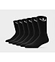 Schwarz adidas Originals 6-Pack Trefoil Cushion Crew Socks