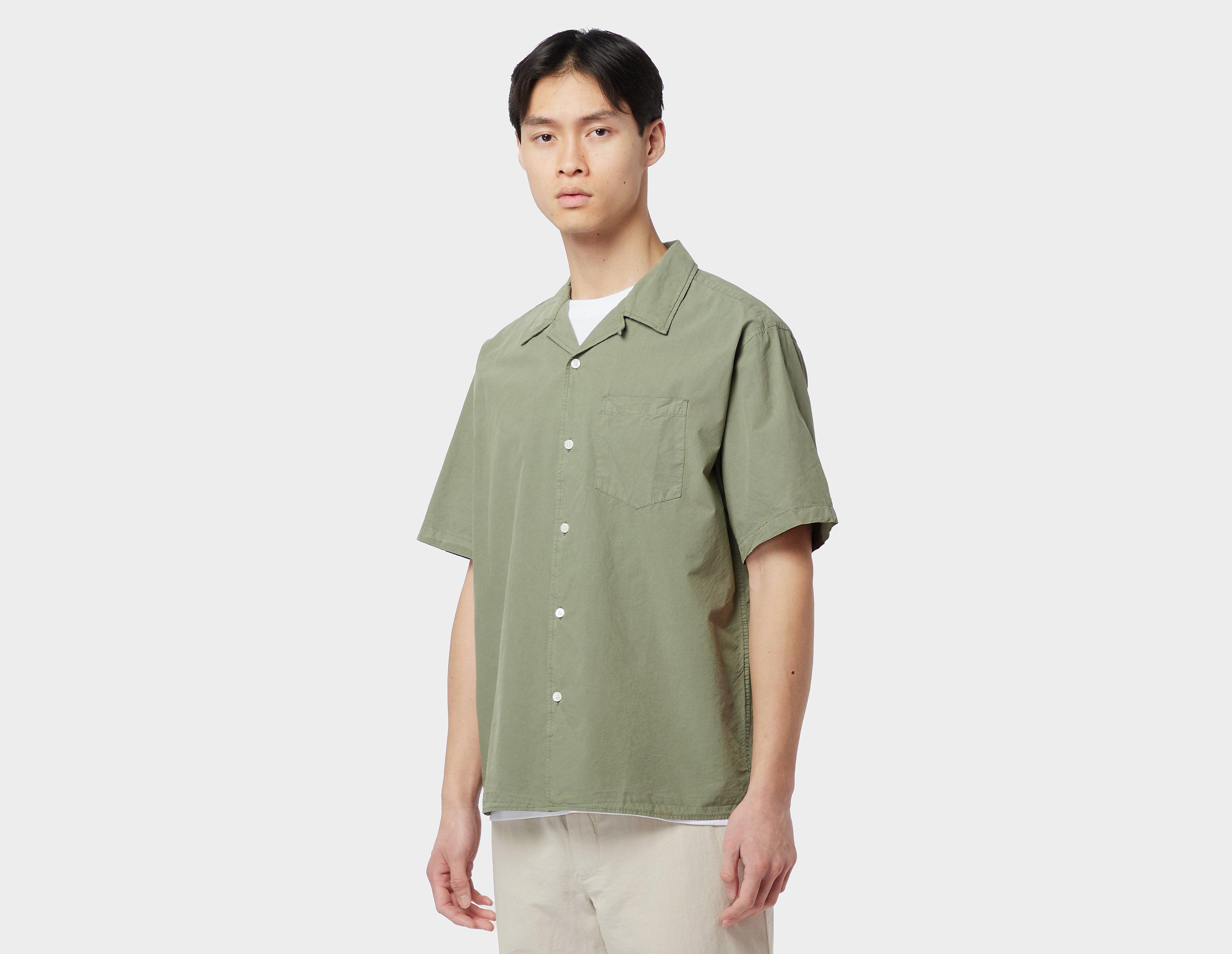 norse projects chemise à manches courtes carsten, green