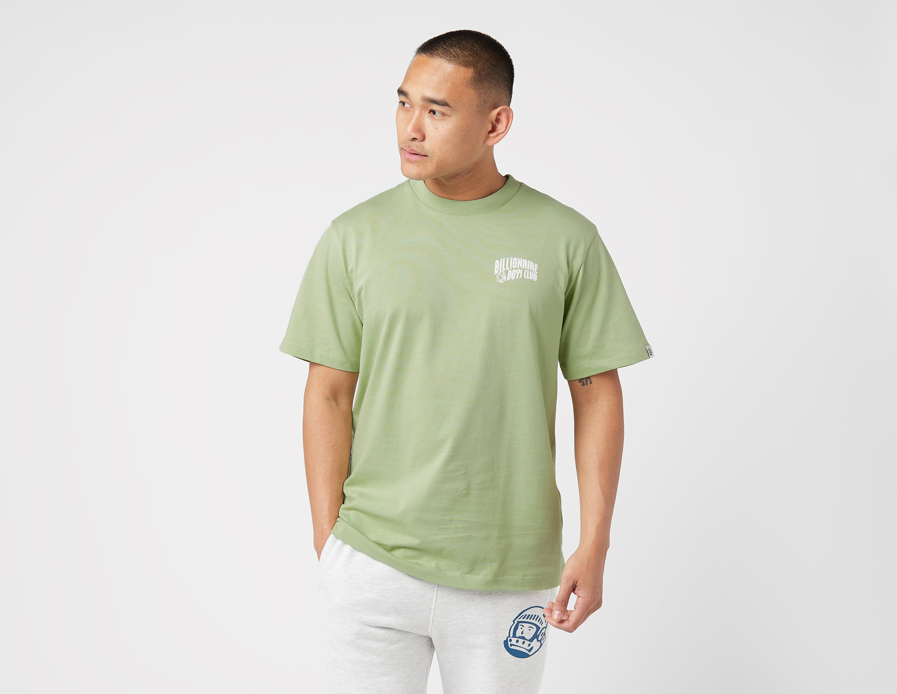 billionaire boys club t-shirt petit arch, green