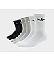 Harmaa adidas Originals 6-Pack Trefoil Cushion Crew Socks