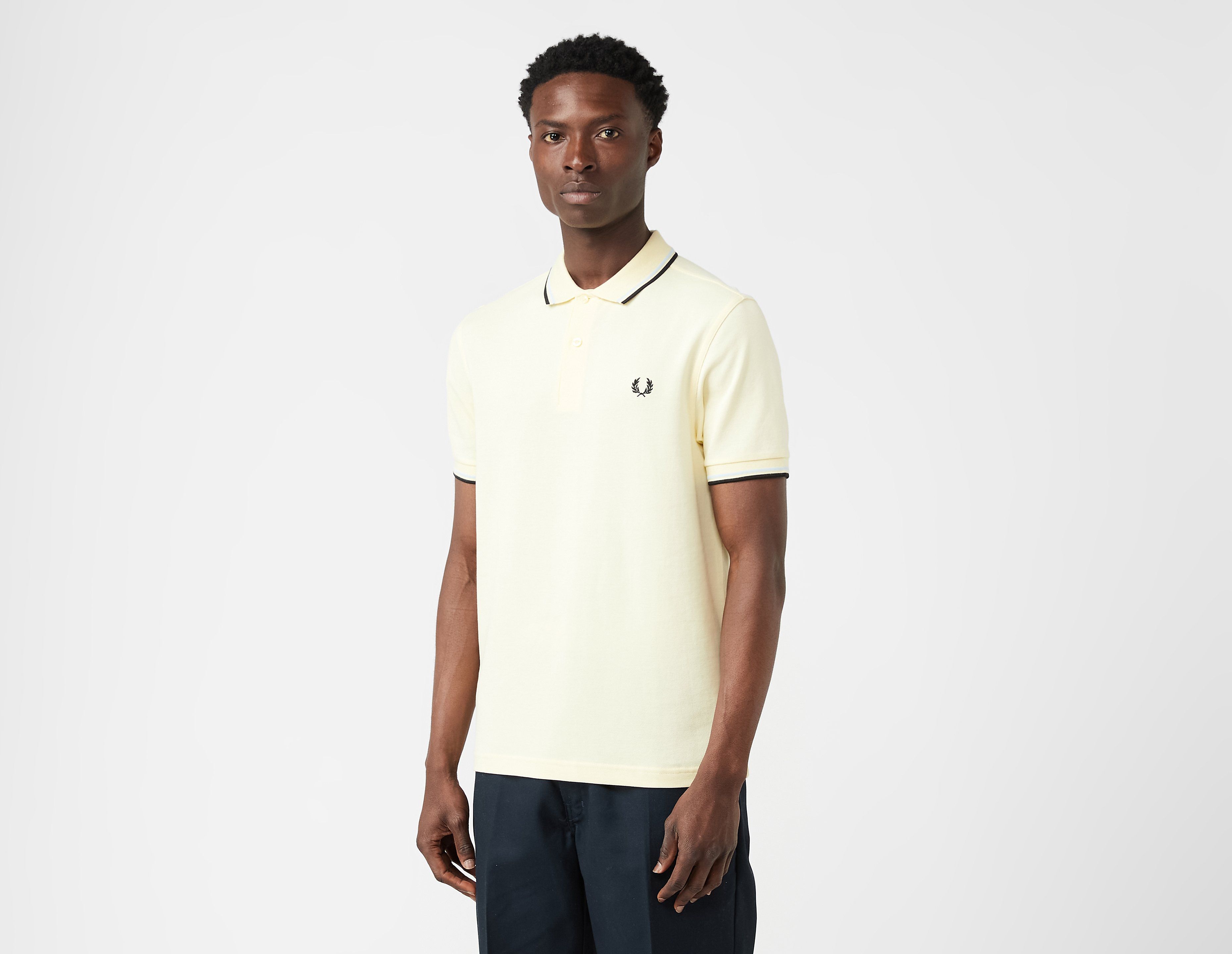 Fred Perry Twin Tipped Polo Shirt, Yellow