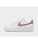 Blanc/Rouge Nike Air Force 1 Low Femme