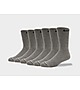 Grau Nike 6-Pack Everyday Cushioned Training Crew Socks