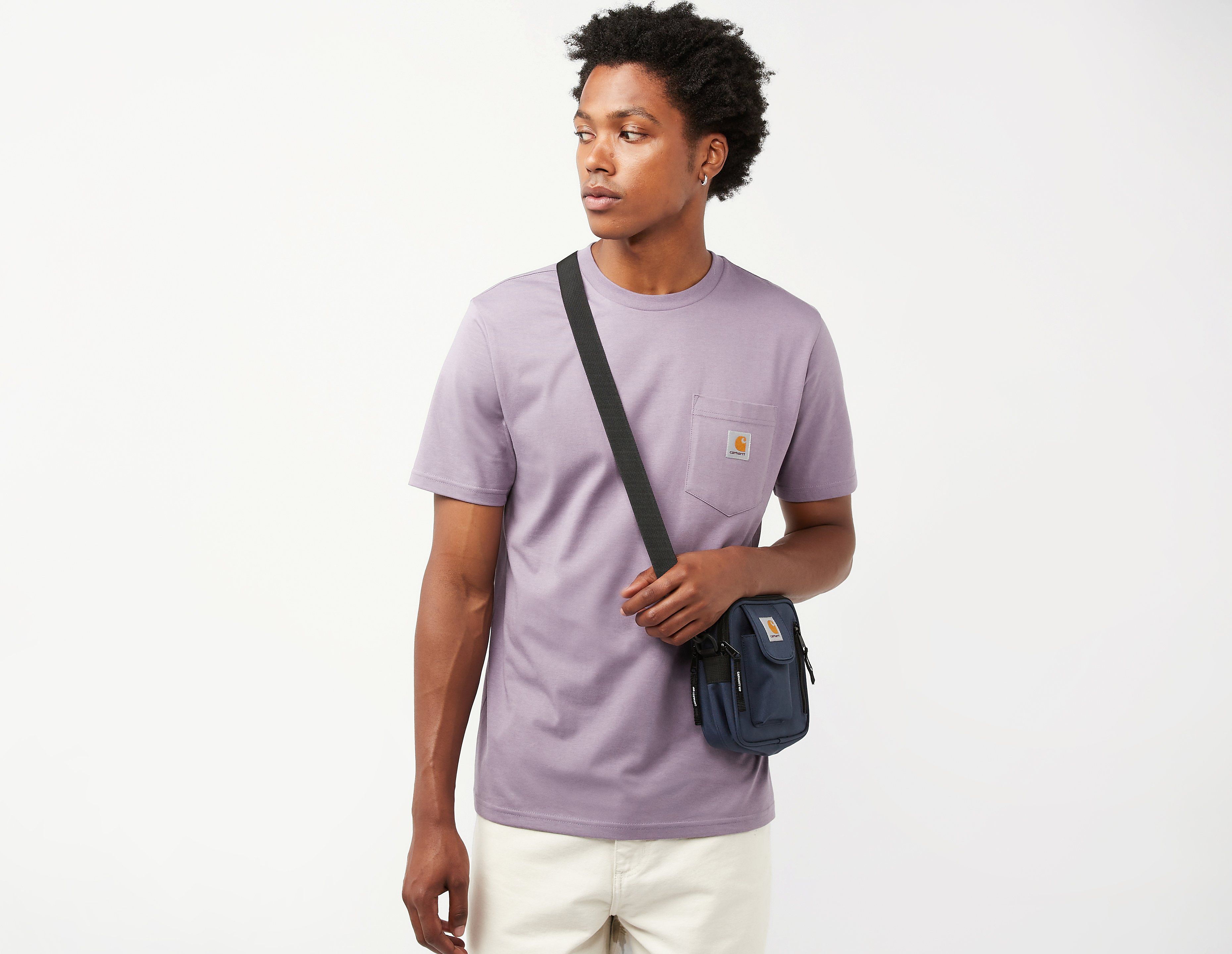 carhartt wip pocket t-shirt, purple