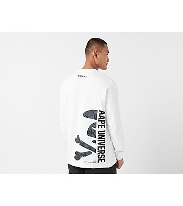 AAPE By A Bathing Ape Universe Bones Long Sleeve T-Shirt