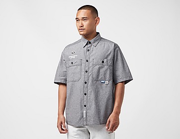 AAPE By A Bathing Ape Chemise à manches courtes Chambray