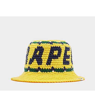 AAPE By A Bathing Ape Crochet Bucket Hat