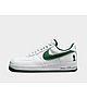 Wit/Groen Nike Air Force 1 Canvas