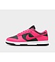 Vaaleanpunainen/Musta Nike Dunk Low Naiset