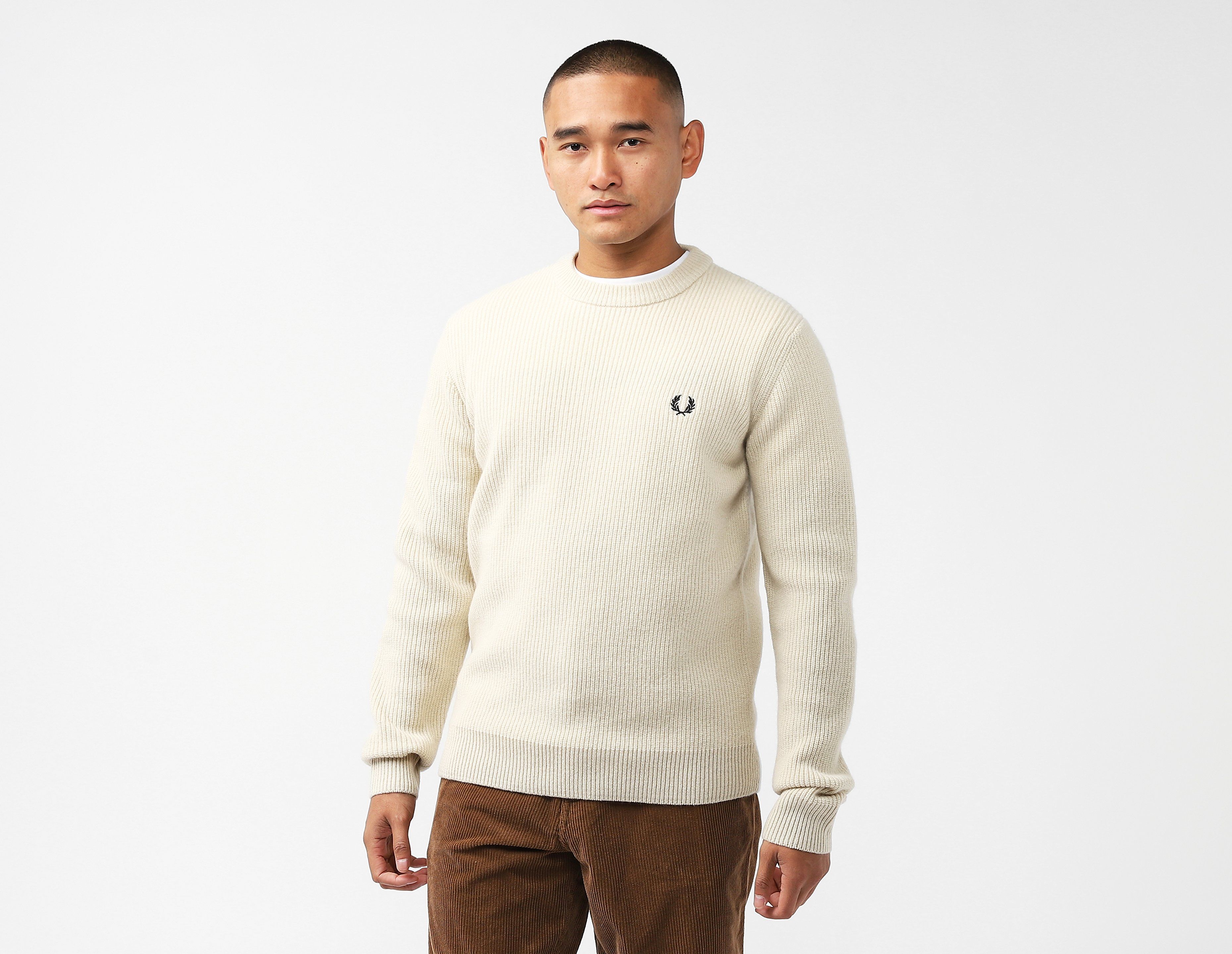 fred perry lambswool jumper