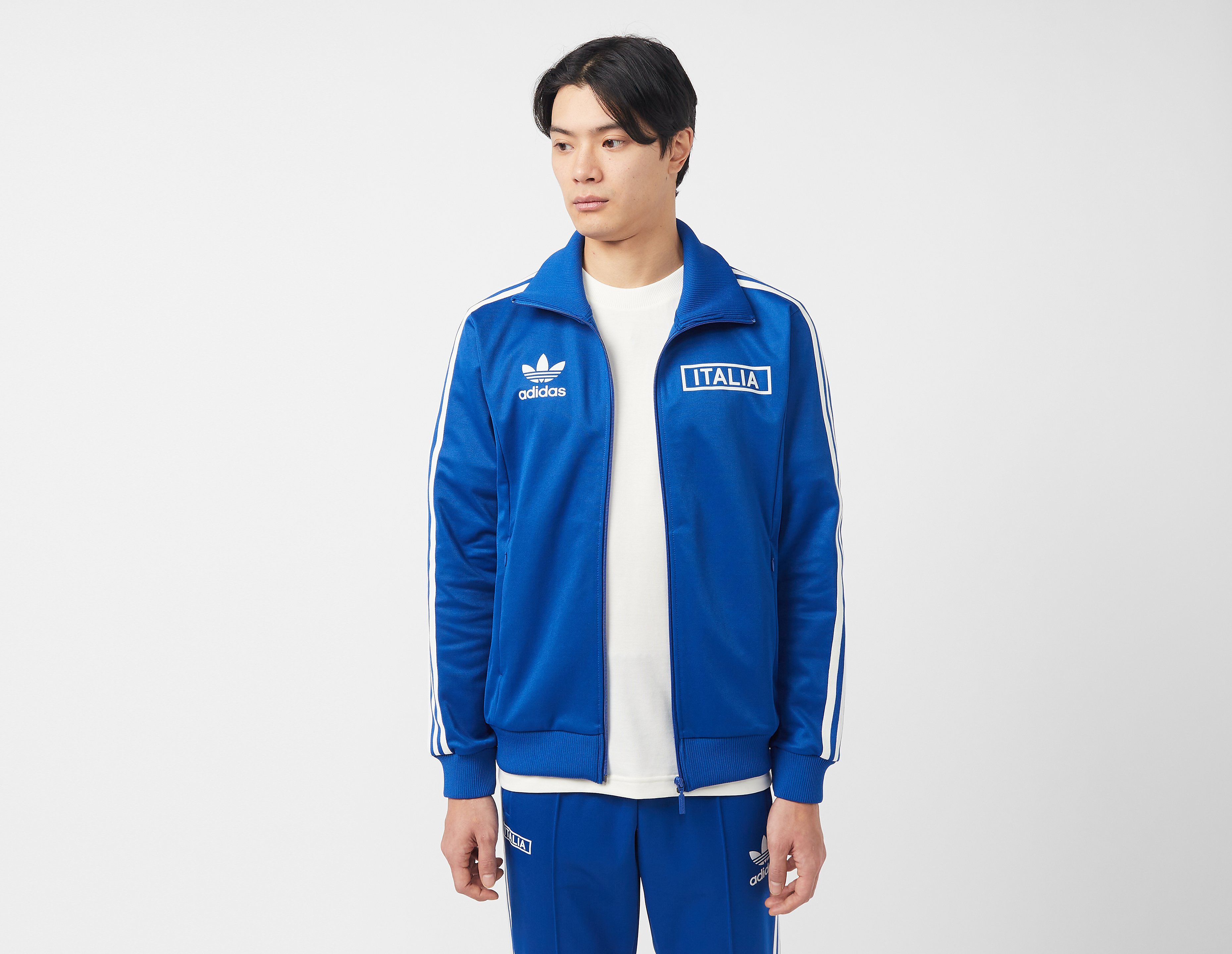 adidas Originals Italy Beckenbauer Track Top, Blue Rewards