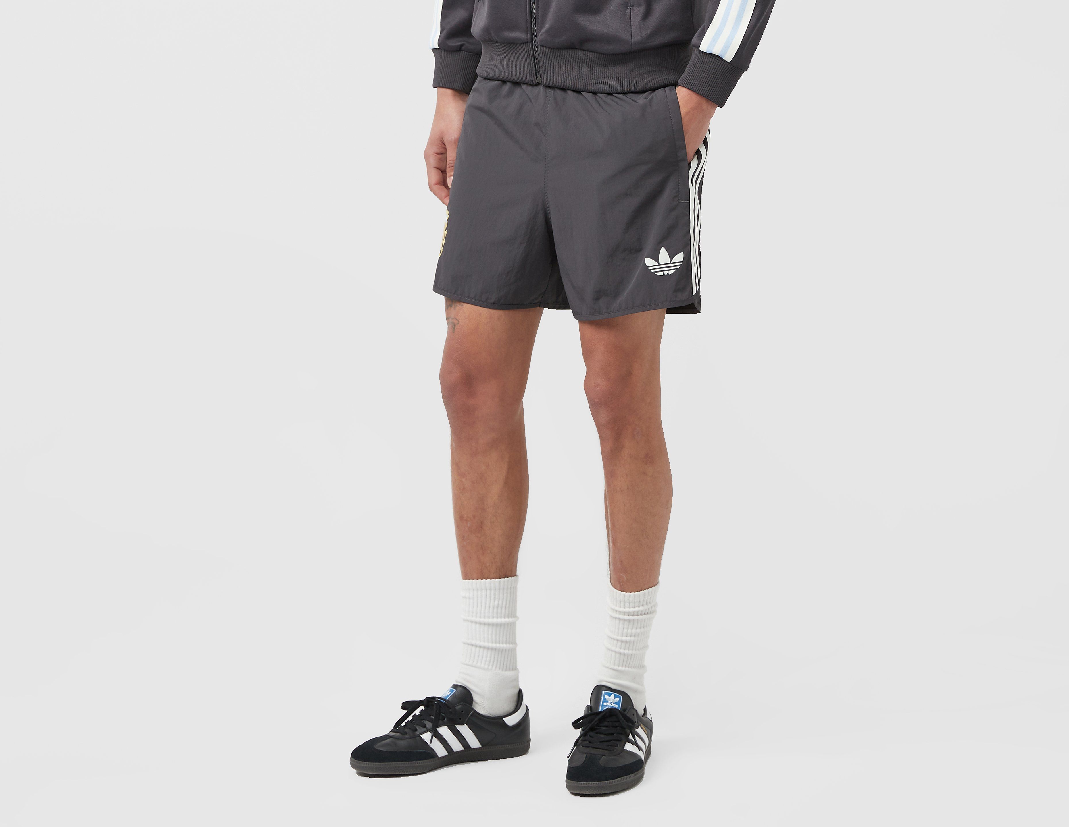 adidas Originals Argentina Adicolor Sprinter Shorts, Black