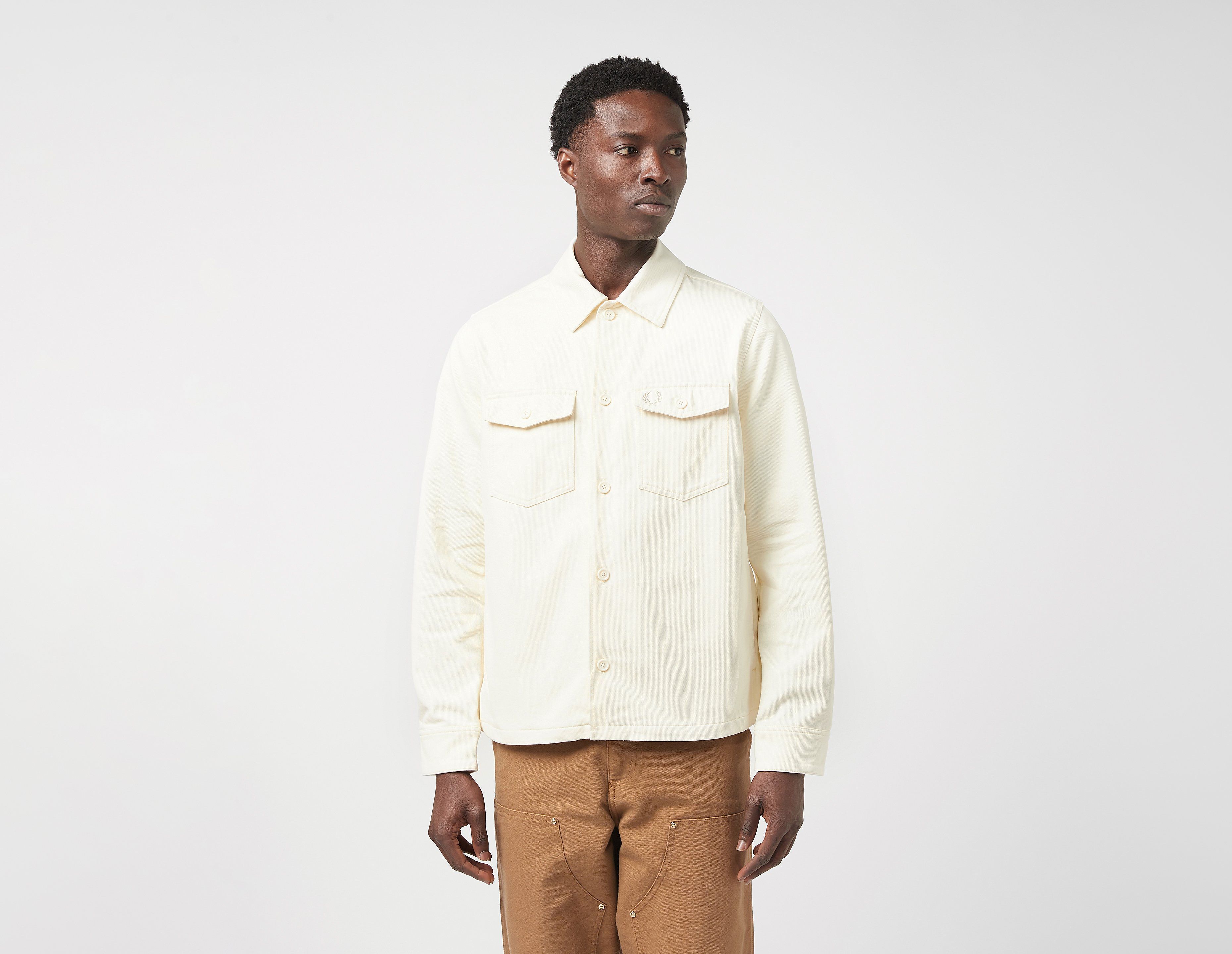 fred perry bedford cord overshirt