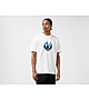 Weiss adidas Flames Logo T-Shirt