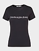 Black/Black Calvin Klein Jeans Institutional Short Sleeve T-Shirt