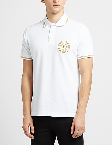 Versace Jeans Couture Medallion Short Sleeve Polo Shirt